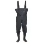 Vadeador de pecho con botas y cinturón negro talla 39 de , Vadeadores para caza y para pesca - Ref: Foro24-4017000, Precio: 3...