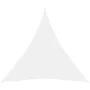 Toldo de vela triangular tela Oxford blanco 5x5x5 m de vidaXL, Sombrillas - Ref: Foro24-135290, Precio: 41,53 €, Descuento: %