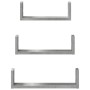 Estante de pared 3 unidades madera de ingeniería gris hormigón de , Estantes y estanterías - Ref: Foro24-853311, Precio: 17,6...