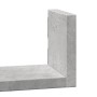 Estante de pared 3 unidades madera de ingeniería gris hormigón de , Estantes y estanterías - Ref: Foro24-853311, Precio: 17,6...