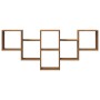 Estante de pared madera ingeniería roble artesanal 159x18x66 cm de , Estantes y estanterías - Ref: Foro24-853307, Precio: 48,...