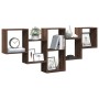 Estantería de pared madera ingeniería marrón roble 159x18x66 cm de , Estantes y estanterías - Ref: Foro24-853305, Precio: 51,...