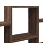 Estantería de pared madera ingeniería marrón roble 159x18x66 cm de , Estantes y estanterías - Ref: Foro24-853305, Precio: 51,...