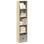 Estantería de madera de ingeniería roble Sonoma 40x24x176 cm de , Librerías y estanterías - Ref: Foro24-857794, Precio: 60,56...