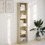 Estantería de madera de ingeniería roble Sonoma 40x24x176 cm de , Librerías y estanterías - Ref: Foro24-857794, Precio: 60,56...
