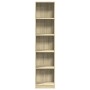 Estantería de madera de ingeniería roble Sonoma 40x24x176 cm de , Librerías y estanterías - Ref: Foro24-857794, Precio: 60,56...