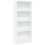 Estantería de madera de ingeniería blanca 60x24x143 cm de , Librerías y estanterías - Ref: Foro24-857812, Precio: 53,34 €, De...