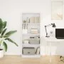 Estantería de madera de ingeniería blanca 60x24x143 cm de , Librerías y estanterías - Ref: Foro24-857812, Precio: 53,34 €, De...