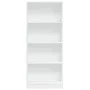 Estantería de madera de ingeniería blanca 60x24x143 cm de , Librerías y estanterías - Ref: Foro24-857812, Precio: 53,34 €, De...