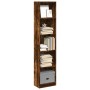 Estantería madera de ingeniería roble ahumado 40x24x176 cm de , Librerías y estanterías - Ref: Foro24-857796, Precio: 59,14 €...