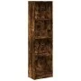 Estantería madera de ingeniería roble ahumado 40x24x176 cm de , Librerías y estanterías - Ref: Foro24-857796, Precio: 58,27 €...