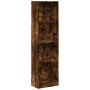 Estantería madera de ingeniería roble ahumado 40x24x176 cm de , Librerías y estanterías - Ref: Foro24-857796, Precio: 59,14 €...