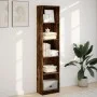 Estantería madera de ingeniería roble ahumado 40x24x176 cm de , Librerías y estanterías - Ref: Foro24-857796, Precio: 58,27 €...
