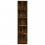 Estantería madera de ingeniería roble ahumado 40x24x176 cm de , Librerías y estanterías - Ref: Foro24-857796, Precio: 59,14 €...