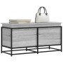 Caja de almacenaje con tapa madera gris Sonoma 100x40x51,5 cm de , Cestas para almacenaje - Ref: Foro24-848807, Precio: 79,65...