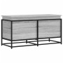 Caja de almacenaje con tapa madera gris Sonoma 100x40x51,5 cm de , Cestas para almacenaje - Ref: Foro24-848807, Precio: 79,65...