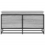 Caja de almacenaje con tapa madera gris Sonoma 100x40x51,5 cm de , Cestas para almacenaje - Ref: Foro24-848807, Precio: 79,65...