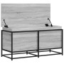 Caja de almacenaje con tapa madera gris Sonoma 100x40x51,5 cm de , Cestas para almacenaje - Ref: Foro24-848807, Precio: 79,65...