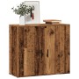 Aparador madera de ingeniería madera envejecida 80x33x70 cm de , Aparadores - Ref: Foro24-857073, Precio: 75,75 €, Descuento: %