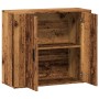 Aparador madera de ingeniería madera envejecida 80x33x70 cm de , Aparadores - Ref: Foro24-857073, Precio: 75,75 €, Descuento: %