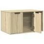 Mueble arenero para gatos madera roble Sonoma 80x50x45 cm de , Mobiliario para gatos - Ref: Foro24-857735, Precio: 82,66 €, D...
