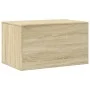 Mueble arenero para gatos madera roble Sonoma 80x50x45 cm de , Mobiliario para gatos - Ref: Foro24-857735, Precio: 82,66 €, D...