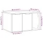 Mueble arenero para gatos madera roble Sonoma 80x50x45 cm de , Mobiliario para gatos - Ref: Foro24-857735, Precio: 82,66 €, D...