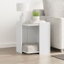 Mueble arenero para gatos madera ingeniería blanco 42x42x51 cm de , Mobiliario para gatos - Ref: Foro24-857742, Precio: 36,22...