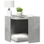 Mueble arenero de gatos madera gris hormigón 53x53x51 cm de , Mobiliario para gatos - Ref: Foro24-857754, Precio: 50,87 €, De...