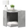 Mueble arenero de gatos madera gris hormigón 53x53x51 cm de , Mobiliario para gatos - Ref: Foro24-857754, Precio: 51,58 €, De...
