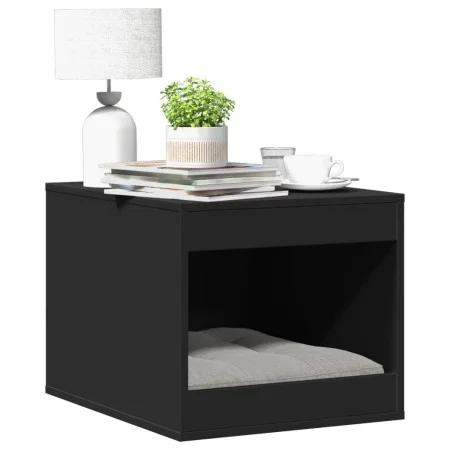 Mueble arenero para gatos madera ingeniería negro 47x59x42 cm de , Mobiliario para gatos - Ref: Foro24-857761, Precio: 53,47 ...