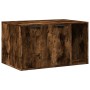 Mueble arenero para gatos madera roble ahumado 80x50x45 cm de , Mobiliario para gatos - Ref: Foro24-857737, Precio: 74,87 €, ...