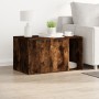 Mueble arenero para gatos madera roble ahumado 80x50x45 cm de , Mobiliario para gatos - Ref: Foro24-857737, Precio: 74,87 €, ...