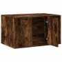 Mueble arenero para gatos madera roble ahumado 80x50x45 cm de , Mobiliario para gatos - Ref: Foro24-857737, Precio: 74,87 €, ...