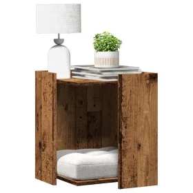 Mueble arenero de gatos madera ingeniería envejecida 42x42x51cm de , Mobiliario para gatos - Ref: Foro24-857749, Precio: 41,5...