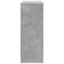Tall bar table with gray wood and concrete shelves 90x40x103.5 cm by , Kitchen and dining tables - Ref: Foro24-854376, Price:...