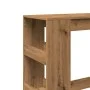 Mesa alta con estantes madera roble artisian 90x40x103,5 cm de , Mesas de cocina y de comedor - Ref: Foro24-854381, Precio: 7...