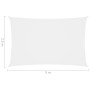 Toldo de vela rectangular tela Oxford blanco 2,5x5 m de vidaXL, Sombrillas - Ref: Foro24-135264, Precio: 41,79 €, Descuento: %