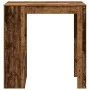 Mesa bar y estantes madera ingeniería envejecida 102x50x103,5cm de , Mesas de cocina y de comedor - Ref: Foro24-854362, Preci...