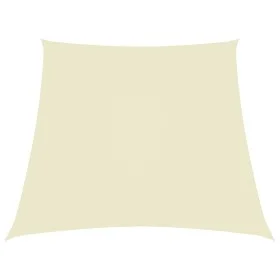 Toldo de vela trapezoidal tela oxford color crema 4/5x4 m de vidaXL, Sombrillas - Ref: Foro24-135244, Precio: 75,07 €, Descue...