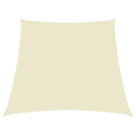 Toldo de vela trapezoidal tela oxford color crema 4/5x4 m de vidaXL, Sombrillas - Ref: Foro24-135244, Precio: 75,07 €, Descue...