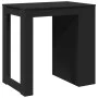 Tall black engineered wood bar table 102x70x103.5 cm by , Kitchen and dining tables - Ref: Foro24-3309322, Price: 130,45 €, D...