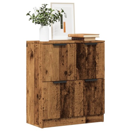 Aparador de madera de ingeniería envejecida 60x30x70 cm de , Aparadores - Ref: Foro24-856840, Precio: 62,41 €, Descuento: %