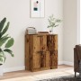 Aparador de madera de ingeniería envejecida 60x30x70 cm de , Aparadores - Ref: Foro24-856840, Precio: 62,41 €, Descuento: %