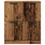 Aparador de madera de ingeniería envejecida 60x30x70 cm de , Aparadores - Ref: Foro24-856840, Precio: 62,41 €, Descuento: %