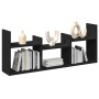 Armario de pared madera de ingeniería negro 100x18x40 cm de , Estantes y estanterías - Ref: Foro24-854797, Precio: 33,30 €, D...