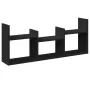 Armario de pared madera de ingeniería negro 100x18x40 cm de , Estantes y estanterías - Ref: Foro24-854797, Precio: 32,79 €, D...