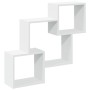 Armario de pared madera de ingeniería blanco 78x18x71 cm de , Estantes y estanterías - Ref: Foro24-854805, Precio: 28,39 €, D...