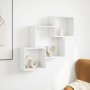 Armario de pared madera de ingeniería blanco 78x18x71 cm de , Estantes y estanterías - Ref: Foro24-854805, Precio: 28,39 €, D...