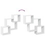 Armario de pared madera de ingeniería blanco 78x18x71 cm de , Estantes y estanterías - Ref: Foro24-854805, Precio: 28,39 €, D...